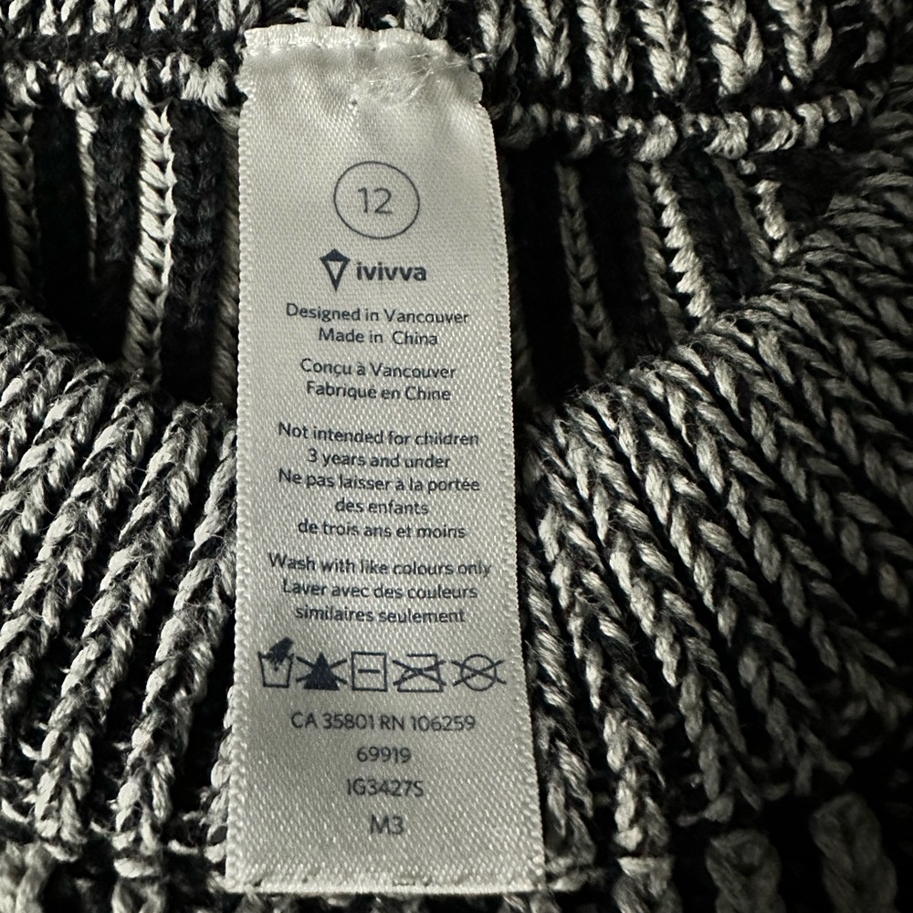 Ivivva Snow Salutations Ribbed Sweater - Picture 10 of 10